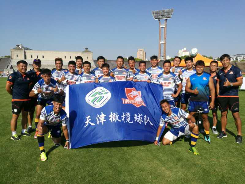 我校橄榄球队取得2017中国十人制橄榄球总决赛冠军